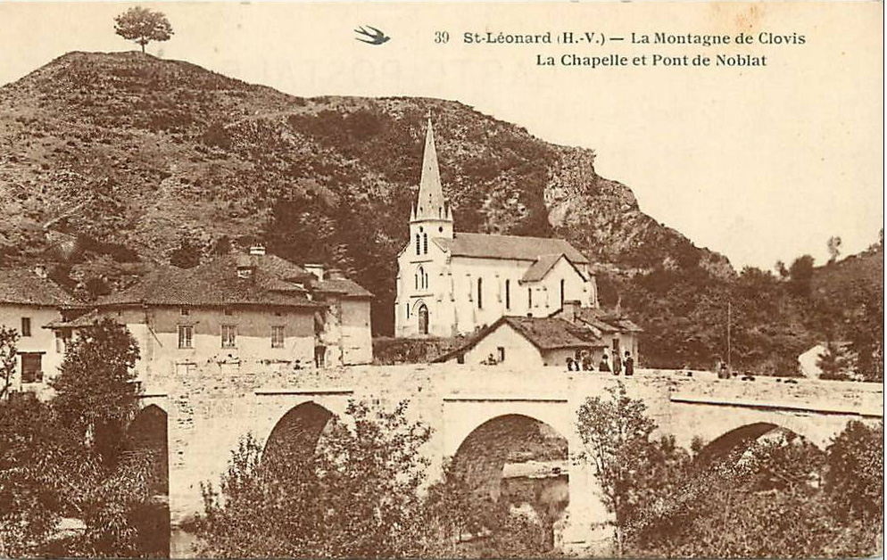 le Pont et L'église de Noblat1